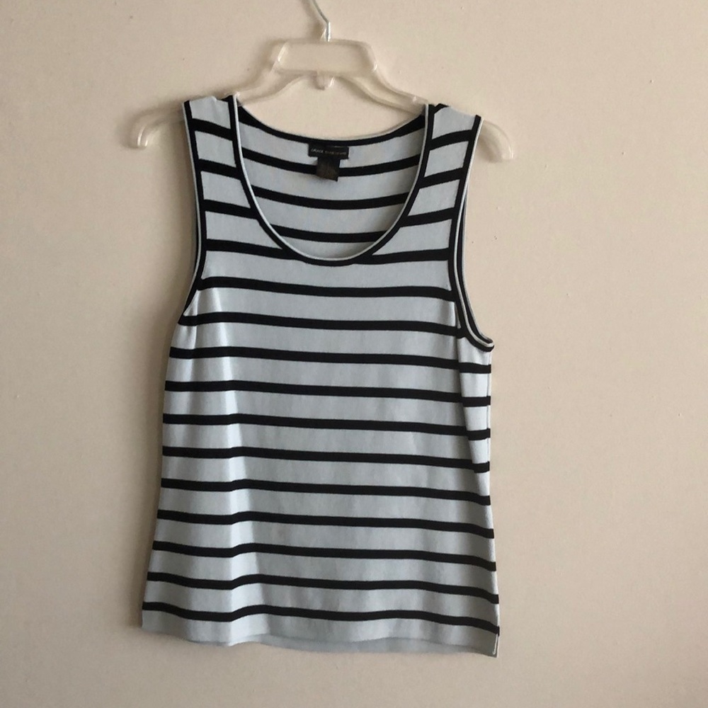 Grace Dane Lewis Black and Gray Tank Shell